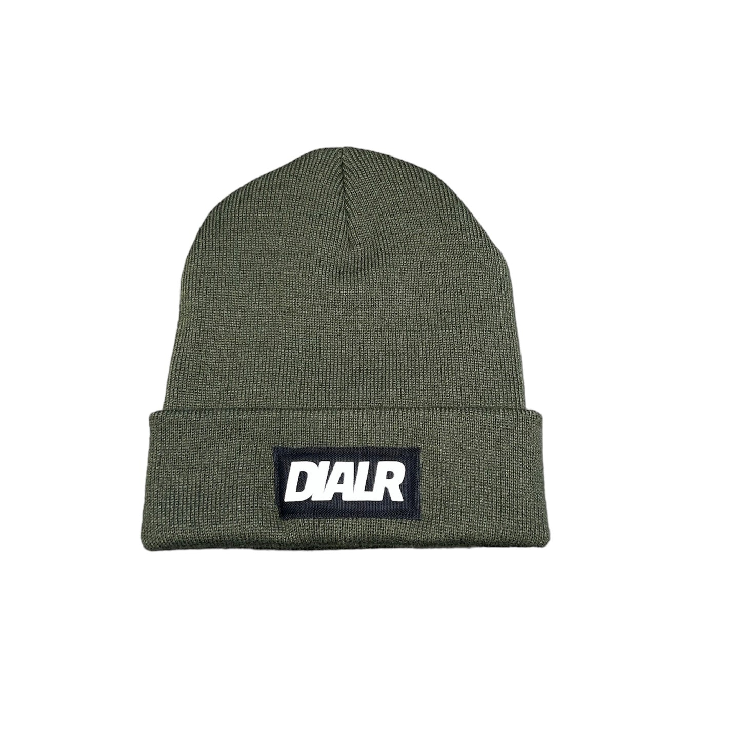 Dialr OG Logo Beanie Olive Green